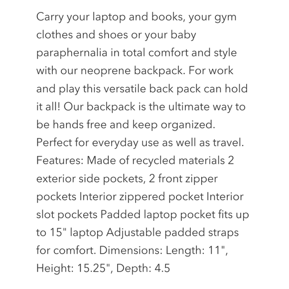 NWT Mytagalongs Everleigh Backpack - Picture 3 of 5